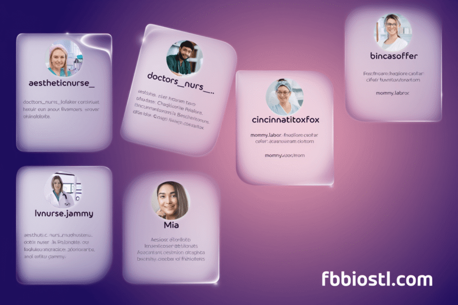 Creative Instagram Bios for Nurses